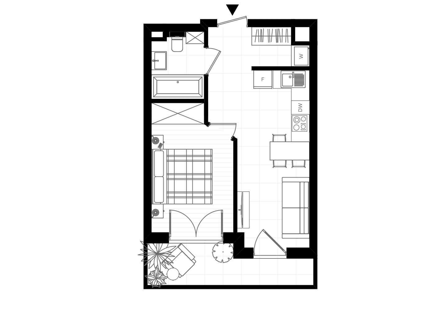 Transformacja kawalerki na poznańskich JeżycachPo 