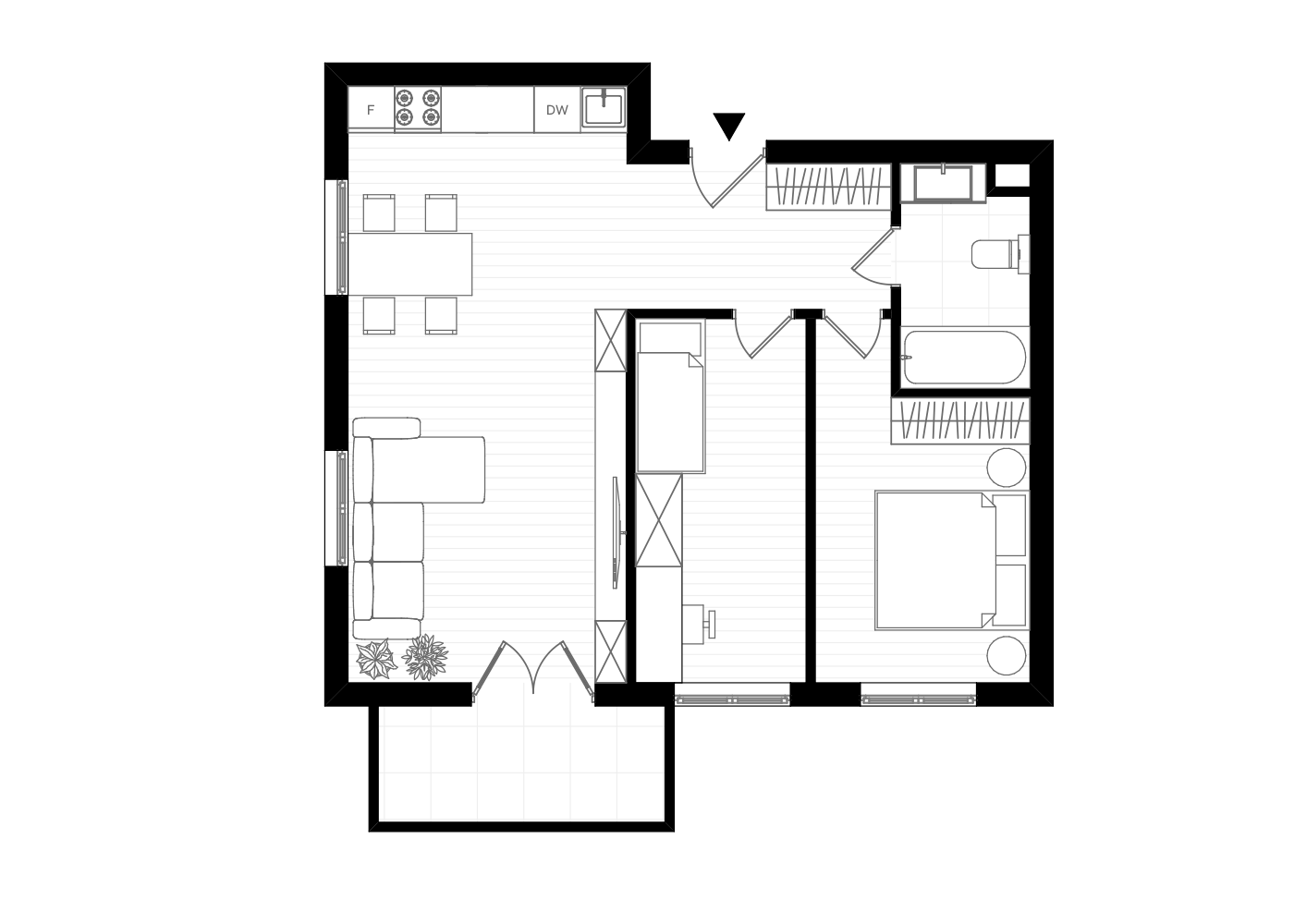 Dodatkowa sypialnia i wygodna przestrzeń dla całej rodzinyPrzed 