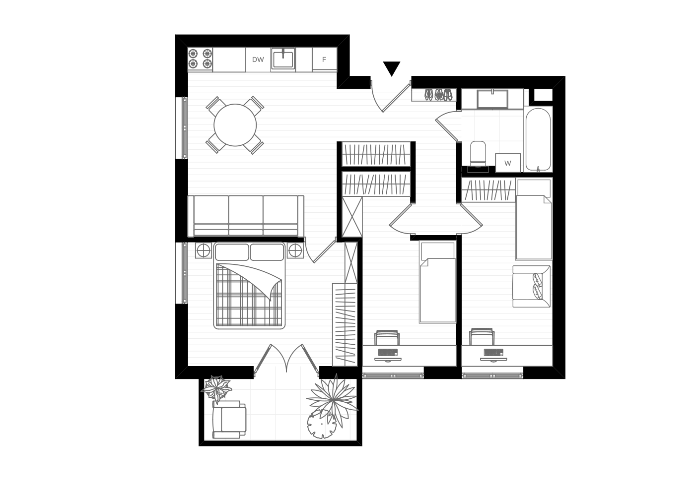 Dodatkowa sypialnia i wygodna przestrzeń dla całej rodzinyPo 